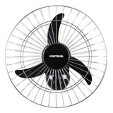 Ventilador De Parede Ventisol Comercial Cromado Com 3 Pás Cor  Preto De  Plástico, 50 cm De Diâmetro 127 v/220 v